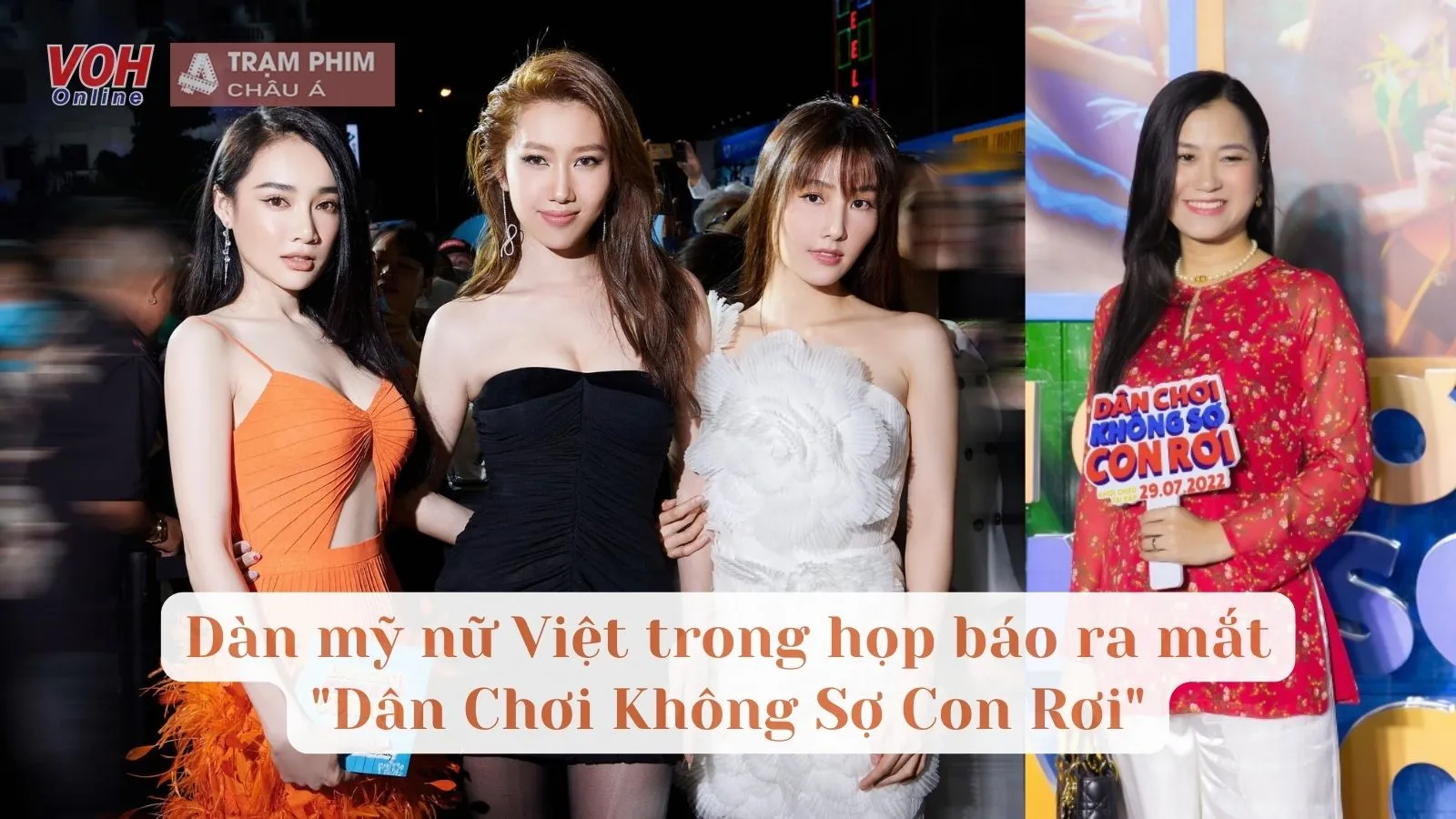 Nhã Phương, Thúy Ngân sexy hết nấc, Lâm Vỹ Dạ khác lạ tại họp báo Dân Chơi Không Sợ Con Rơi