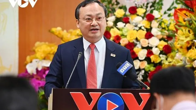 TGĐ Đài Tiếng nói Việt Nam Đỗ Tiến Sỹ chia sẻ về chủ đề Liên hoan phát thanh toàn quốc 2022