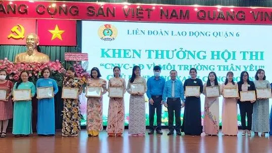 Quận 6 kỷ niệm 93 năm Ngày thành lập Công đoàn Việt Nam