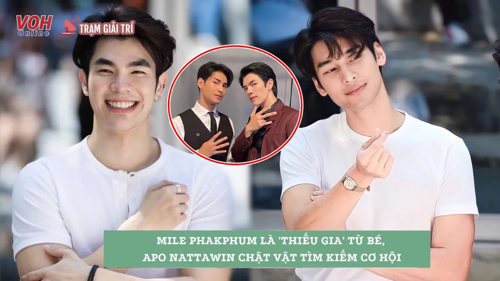 2 mỹ nam KinnPorsche The Series: Mile Phakphum sinh ra đã là ‘thiếu gia’, Apo Nattawin chật vật