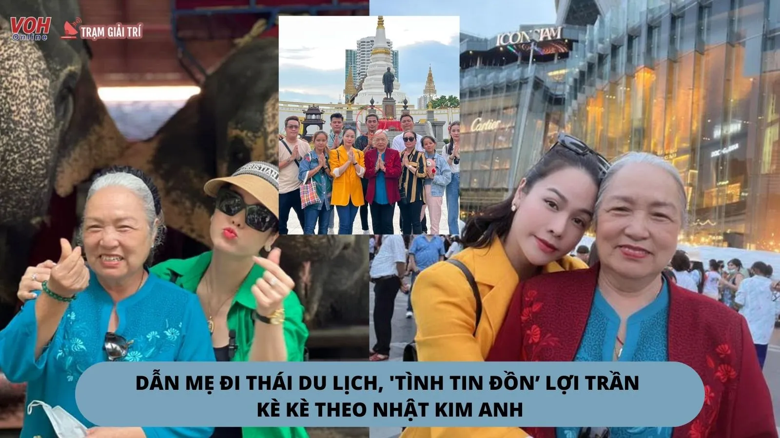 Tình tin đồn Lợi Trần cùng Nhật Kim Anh đi Thái du lịch