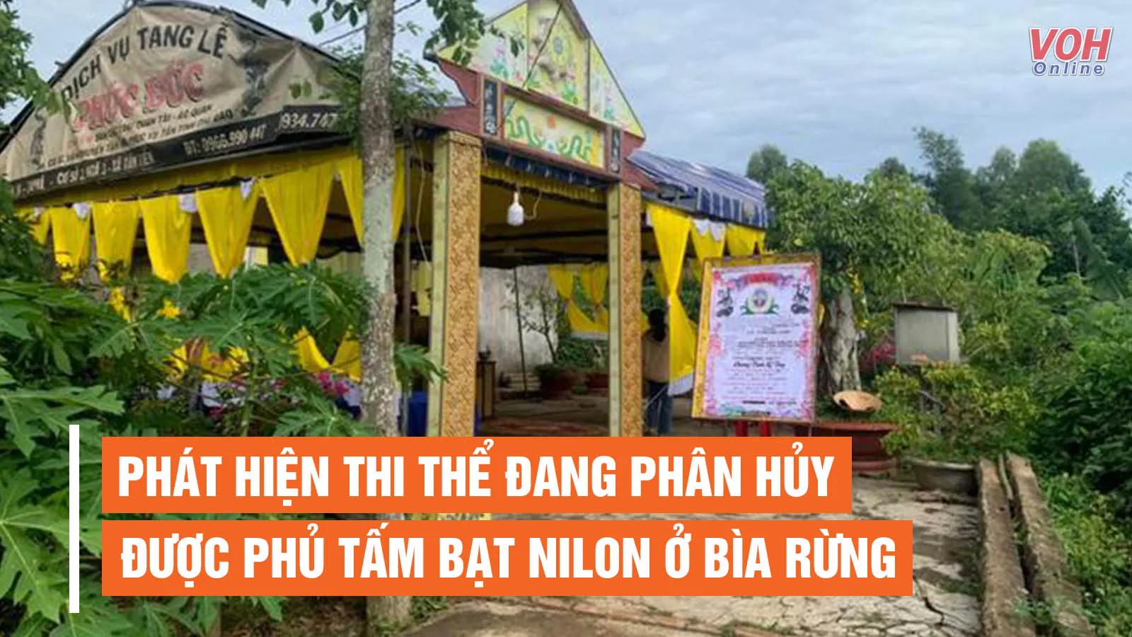 Tin nhanh trưa 2/8: Kinh hãi phát hiện thi thể đang phân hủy, phủ tấm bạt nilon ở bìa rừng