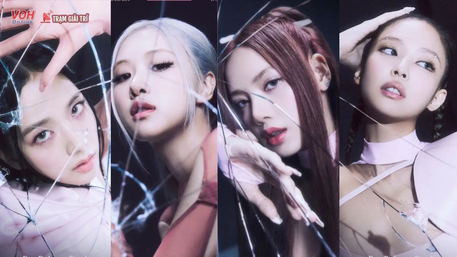 BLACKPINK tung poster chính thức cho Pink Venom, 4 thành viên ai cũng đẹp ngất ngây