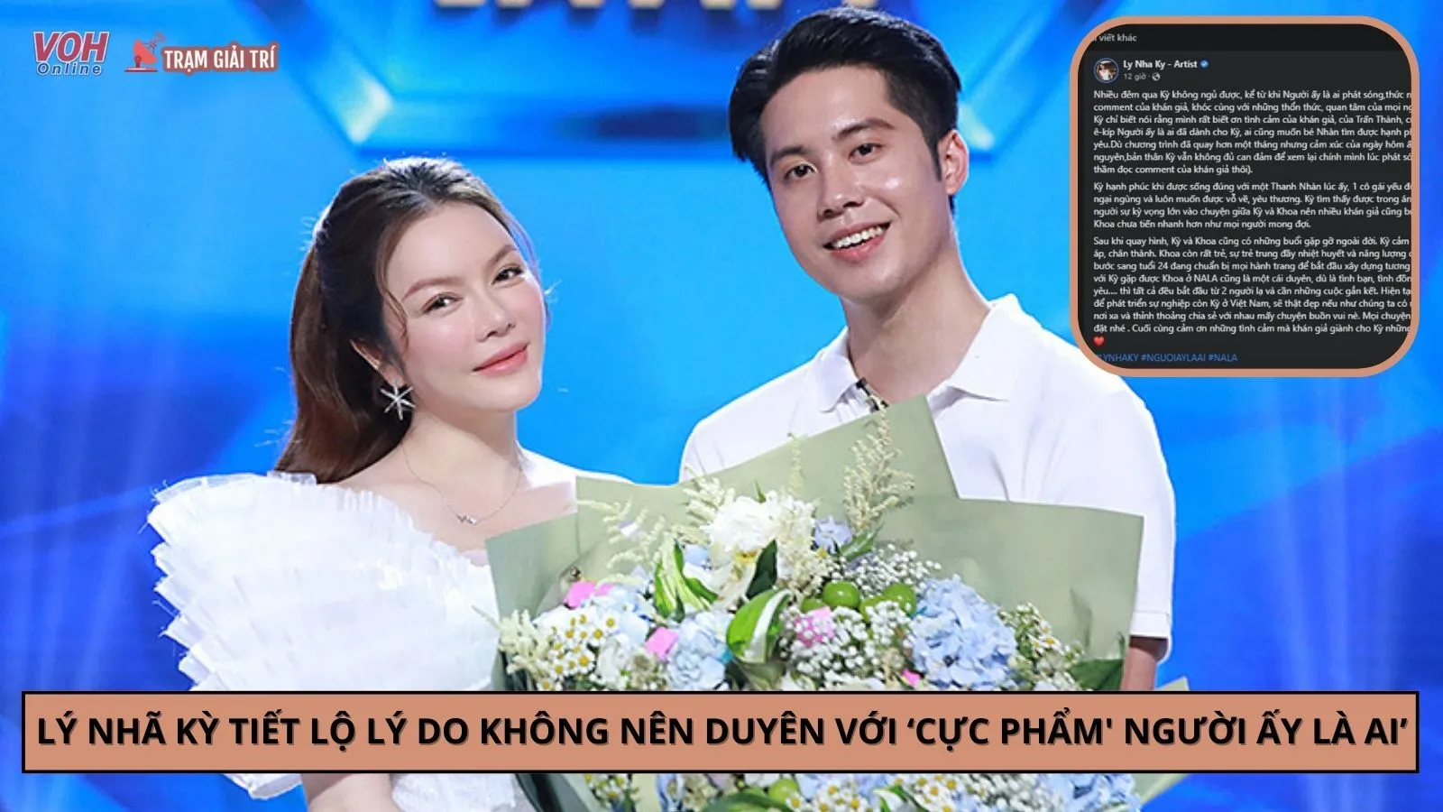 Lý Nhã Kỳ tiết lộ lý do không nên duyên với ‘cực phẩm Người Ấy Là Ai’ Thái Khoa