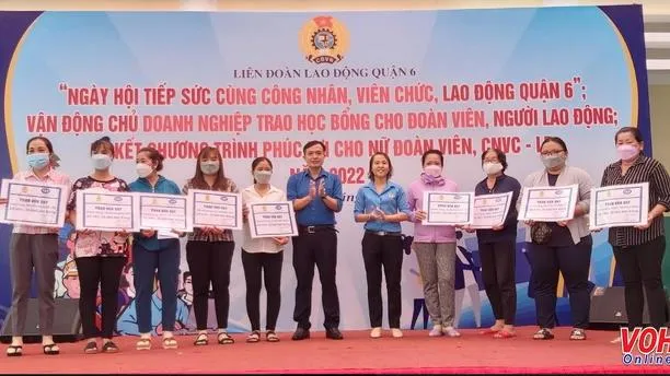 Quận 6 – Sôi nổi ngày hội tiếp sức cùng công nhân, viên chức, lao động