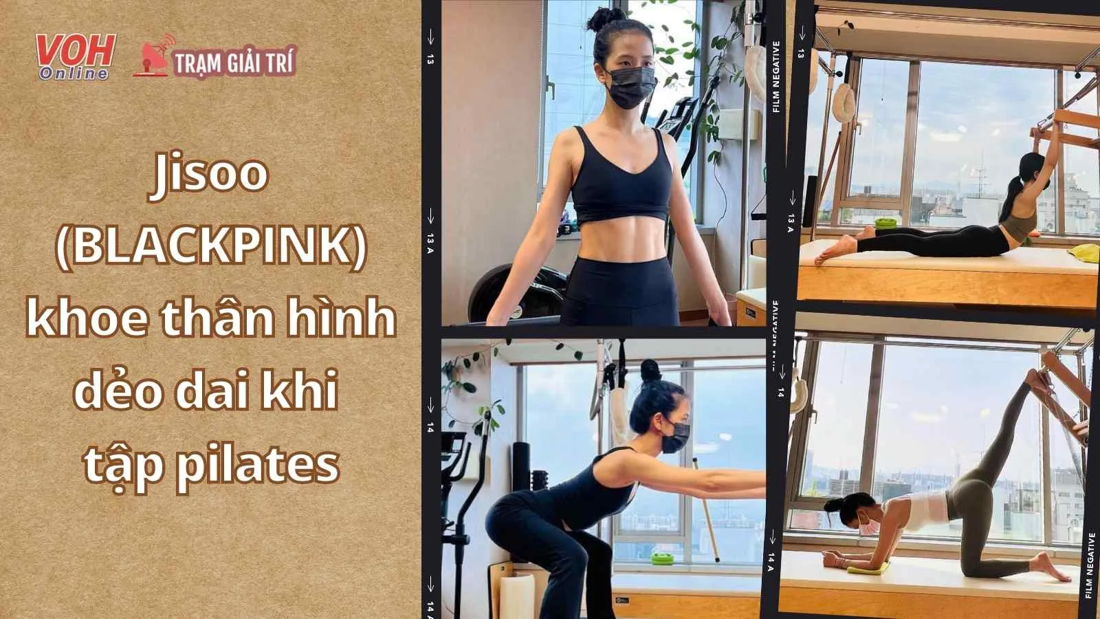 Jisoo (BLACKPINK) bất ngờ khoe thân hình dẻo dai săn chắc trong những hình ảnh tập pilates