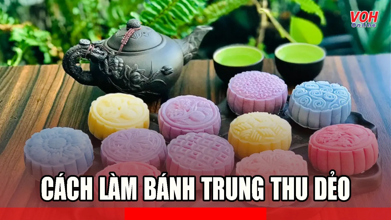 Hướng dẫn cách làm bánh Trung thu dẻo thơm ngon mà đơn giản