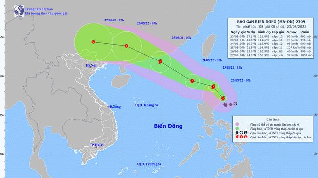 Tin bão mới nhất - Bão Ma-on sức gió giật cấp 12