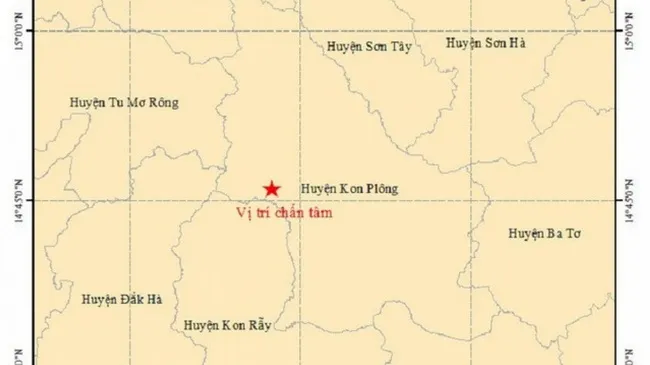 Theo dõi sát tình hình, kiểm tra, đánh giá sau động đất tại Kon Tum