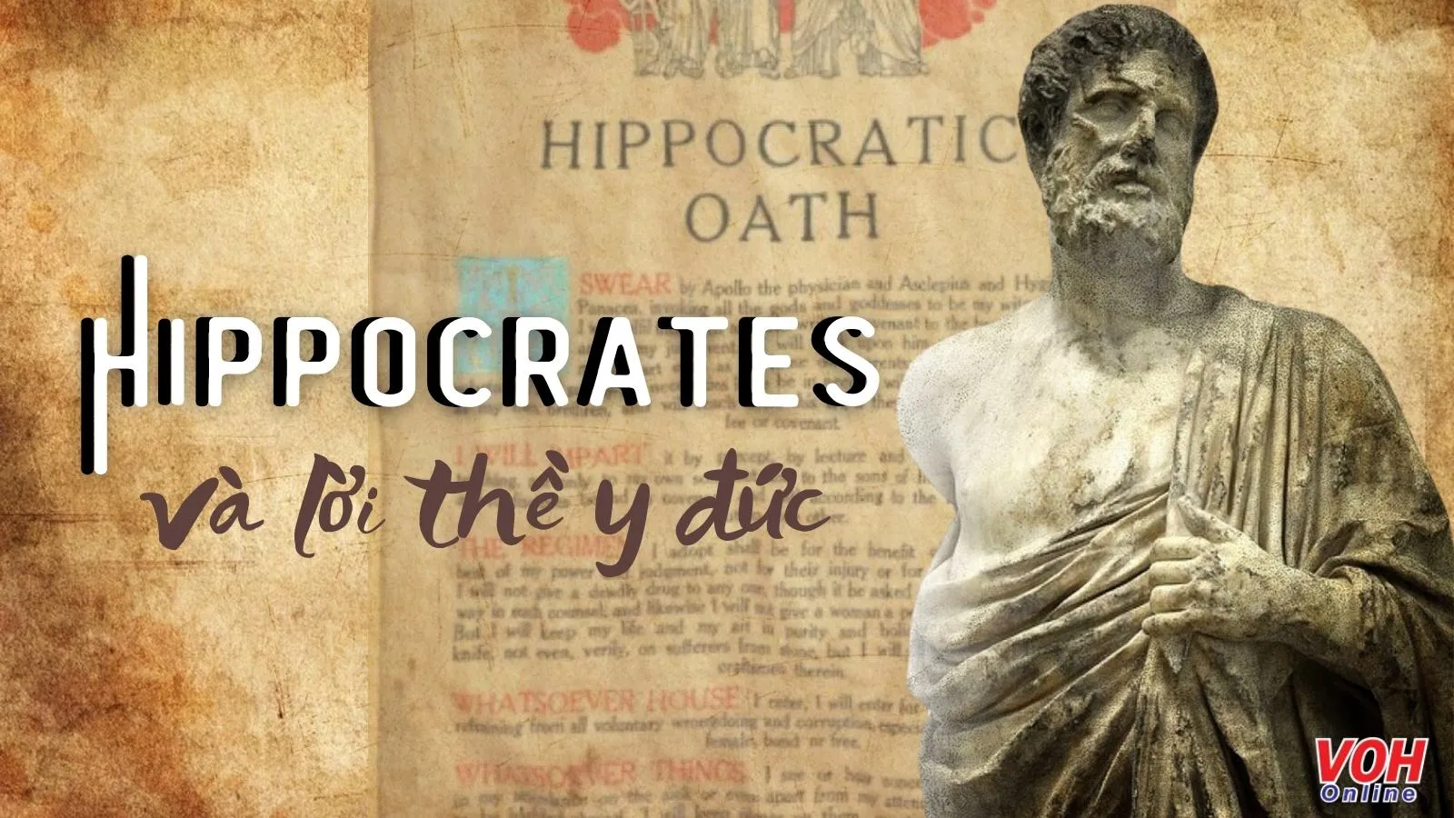 Danh ngôn của thầy thuốc vĩ đại Hippocrates và lời thề y đức