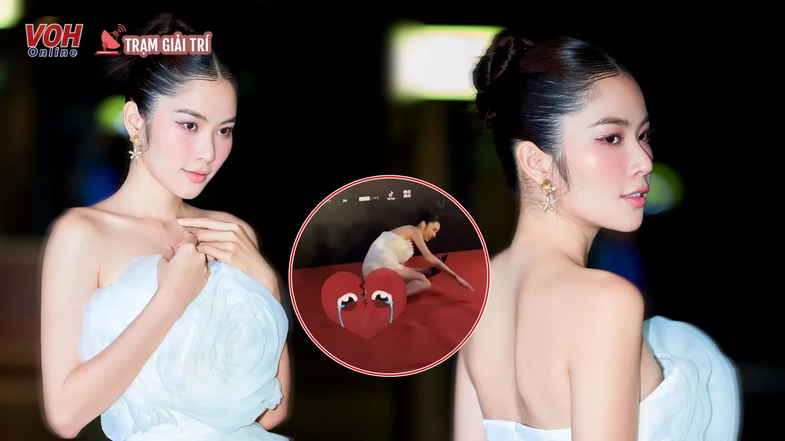 Lệ Nam lên tiếng về cú ngã nhào trên thảm đỏ Vô Diện Sát Nhân vì bị ekip phim hù