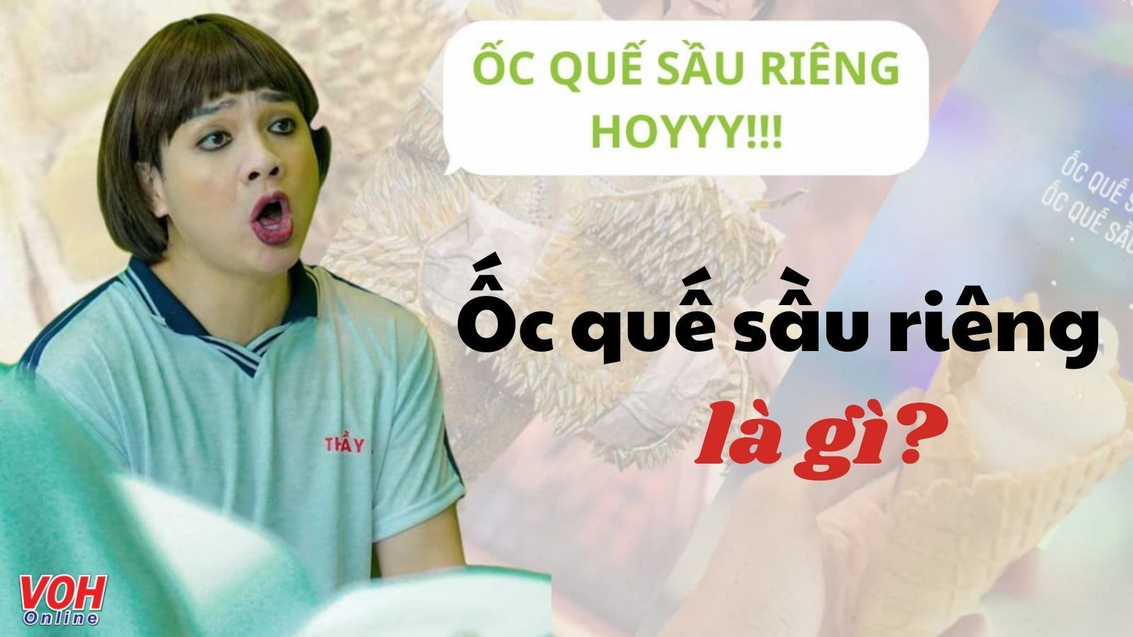 ‘Ốc quế sầu riêng’ là gì? Nguồn gốc của trend Ốc quế sầu riêng trên facebook, tiktok