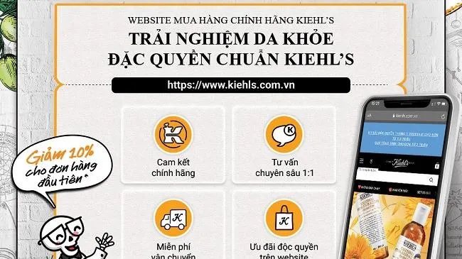 Kiehl’s ra mắt cửa hàng trực tuyến đầu tiên tại Việt Nam