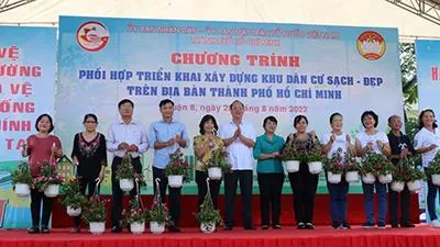 TPHCM phấn đấu xây dựng 1.700 khu dân cư xanh, sạch, đẹp