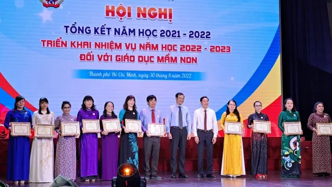 Nhiều chỉ tiêu trọng tâm cho ngành mầm non trong năm học 2022-2023