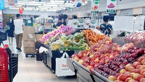 Giá cả thị trường: Giá thực phẩm tăng 1,33% trong tháng 8