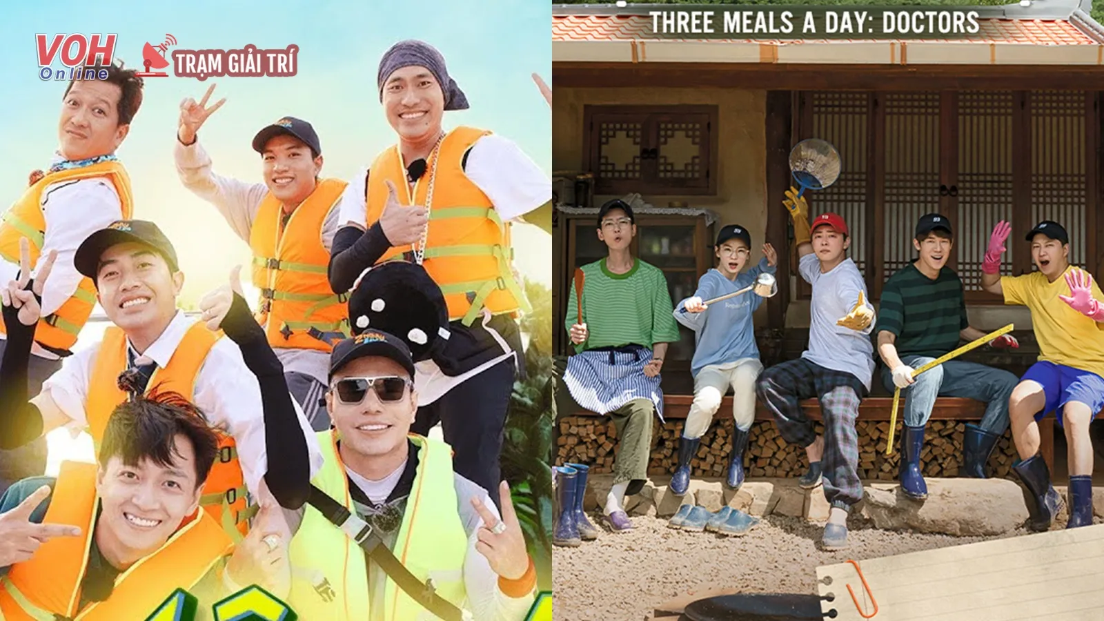 2 Ngày 1 Đêm, Running Man, Tân Tây Du Ký và loạt chương trình thực tế giúp bạn xả stress