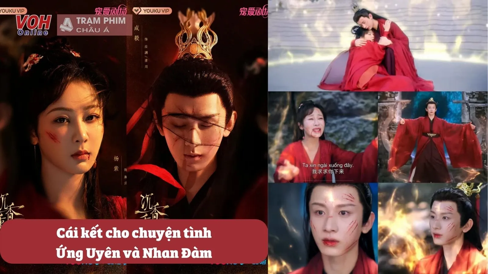 Kết thúc của Ứng Uyên và Nhan Đàm trong Trầm Vụn Hương Phai có hợp lý không?