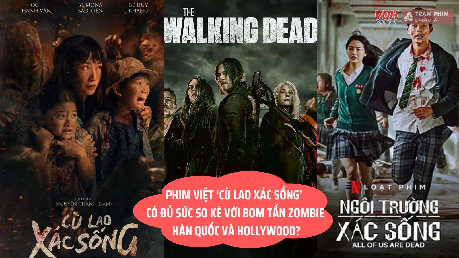 Cù Lao Xác Sống, phim zombie đầu tiên của màn ảnh Việt liệu có cạnh tranh lại Hàn Quốc và Hollywood?