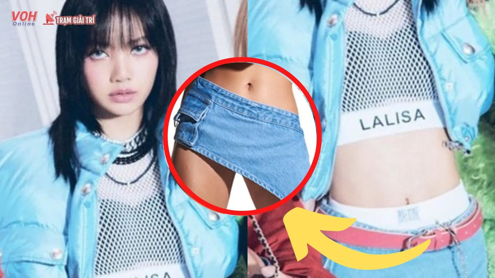 Lisa (BLACKPINK) gây sốt với trang phục kiệm vải trong poster Shut Down