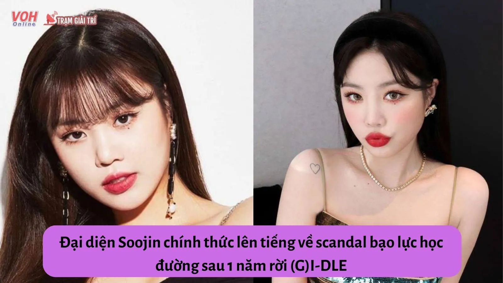 Đại diện Soojin chính thức lên tiếng về scandal bạo lực học đường sau 1 năm rời (G)I-DLE