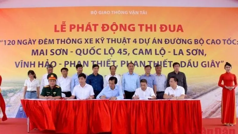 Tin nóng sáng 11/9: Phát động 120 ngày thông xe 4 dự án cao tốc