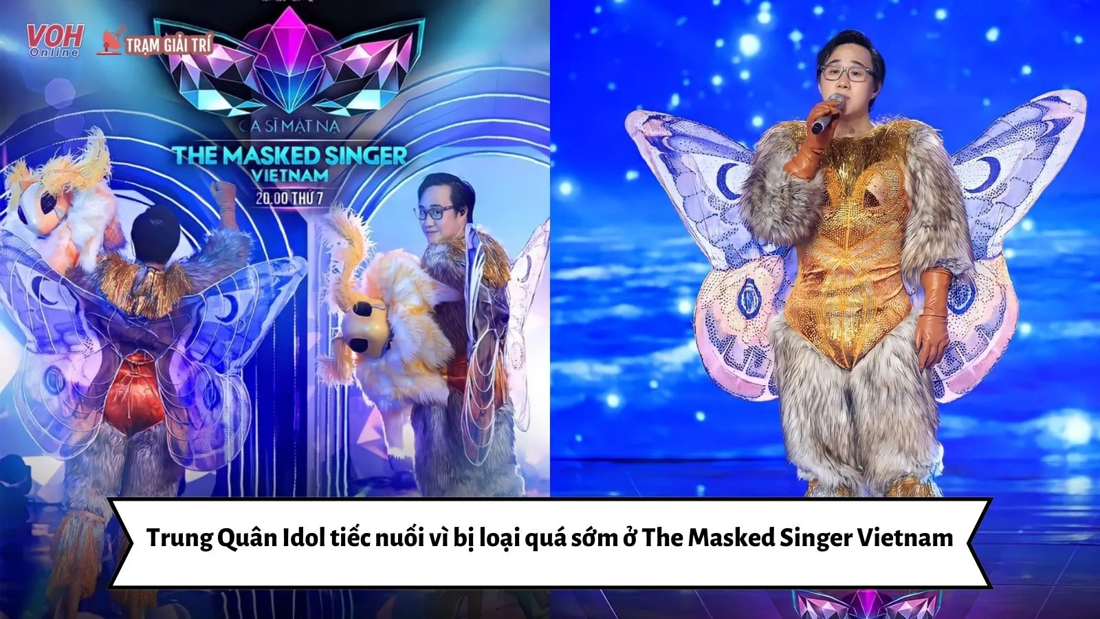 Trung Quân Idol tiếc nuối vì bị loại quá sớm ở The Masked Singer Vietnam