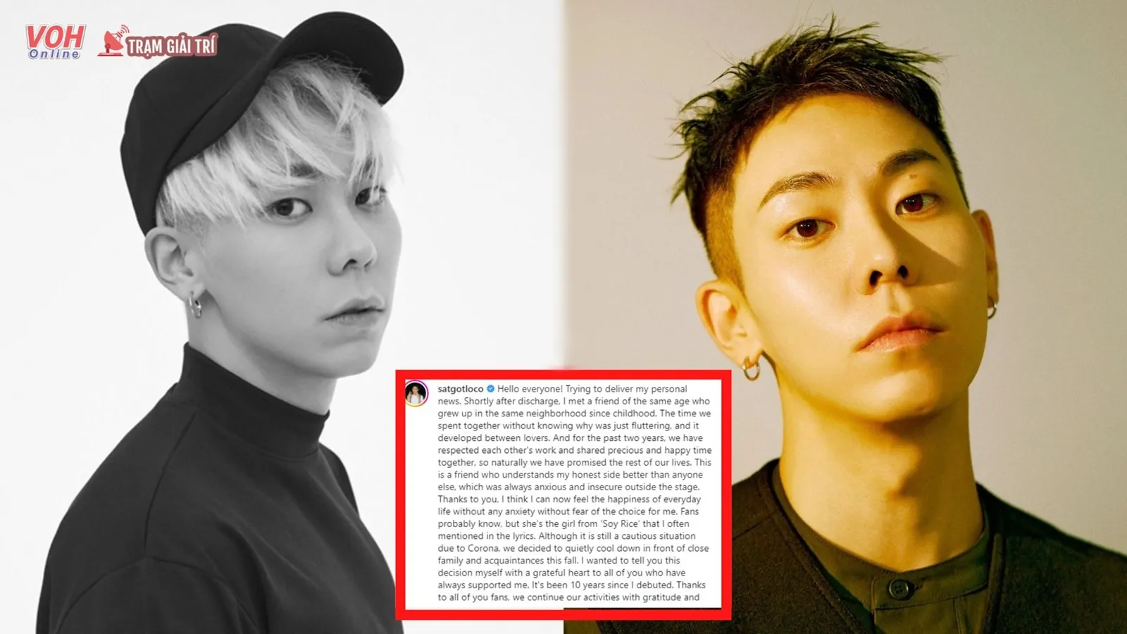 Rapper Loco thông báo kết hôn vào mùa thu khiến người hâm mộ bất ngờ