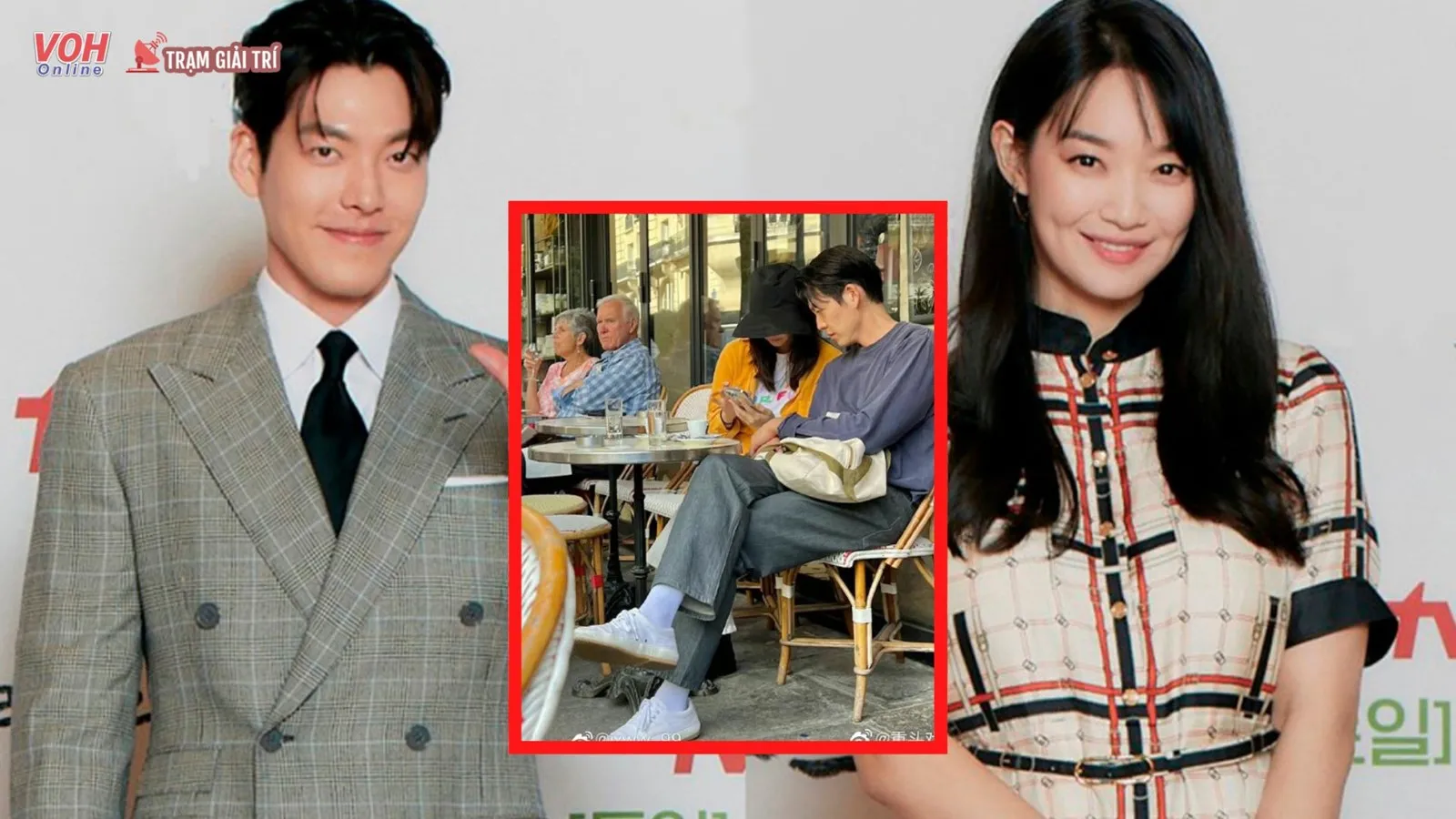 Kim Woo Bin và Shin Min Ah công khai sánh đôi tại Paris