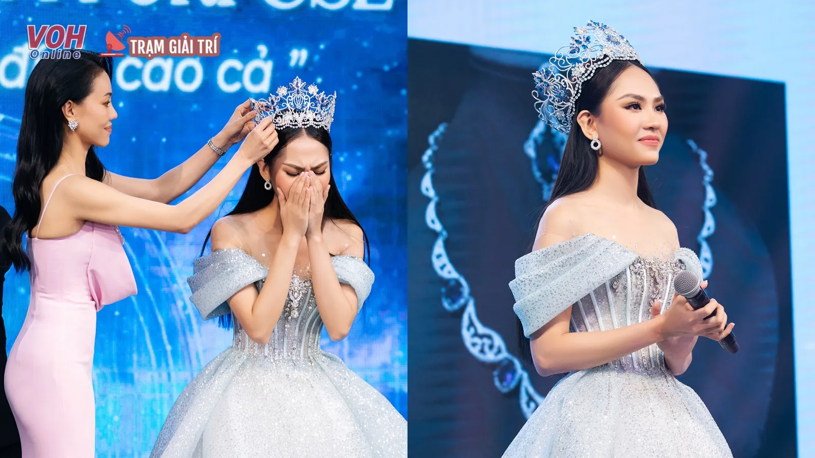 Hoa hậu Mai Phương bán vương miện giá 3 tỷ đồng, được mạnh thường quân tặng ngược trở lại