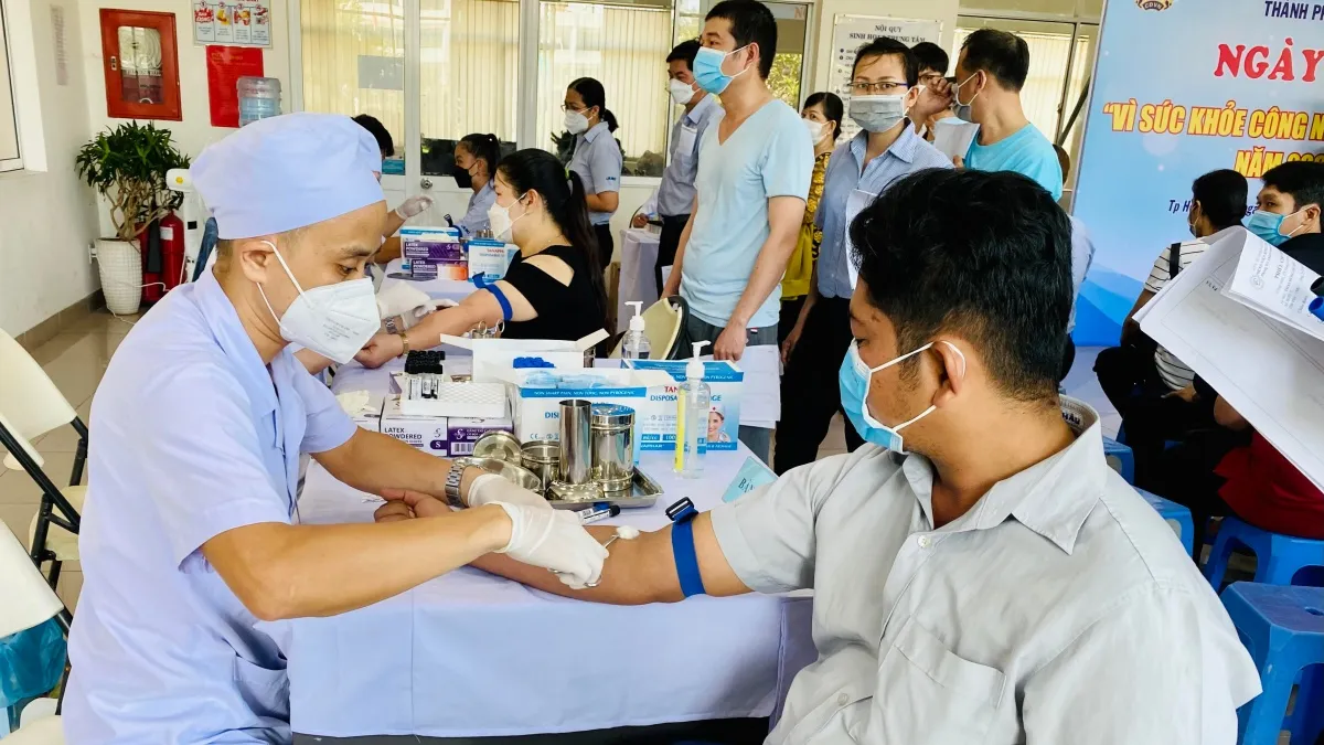 Ngày hội Vì sức khoẻ công nhân lao động