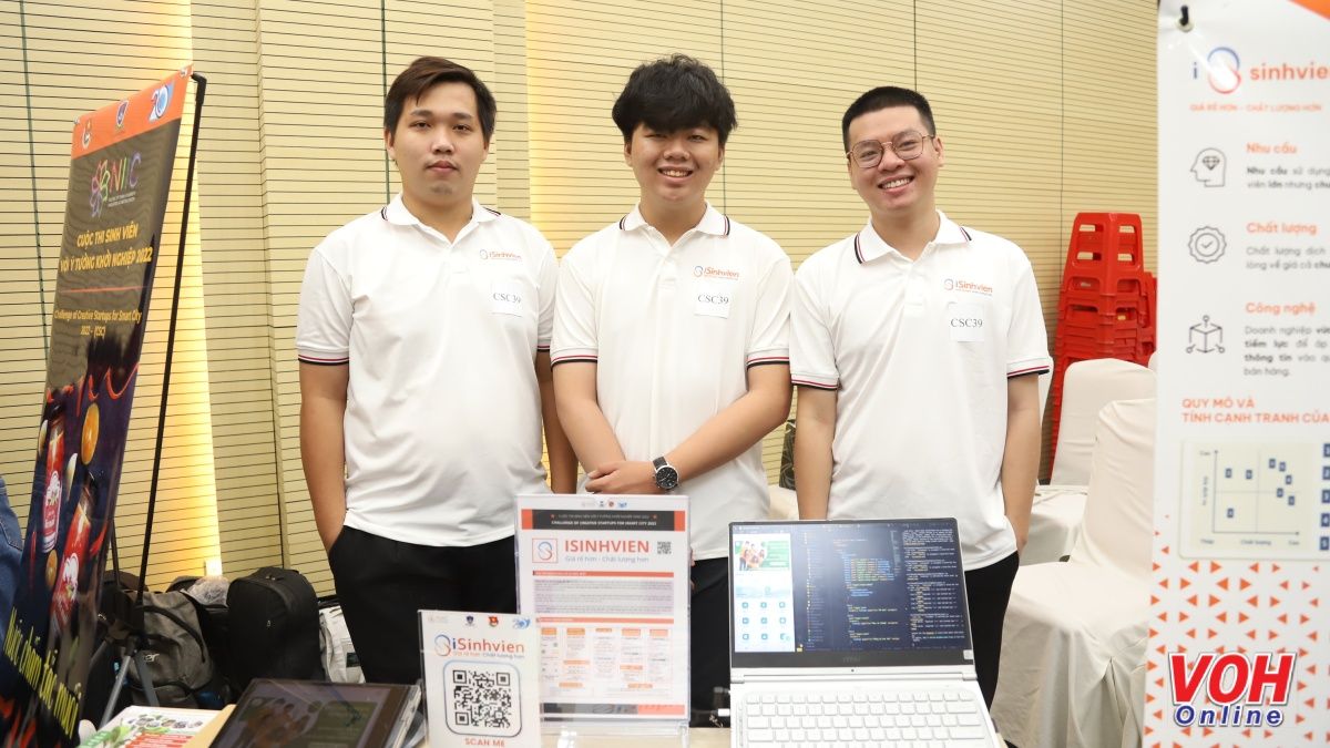 Cuộc thi “Sinh viên với ý tưởng khởi nghiệp năm 2022”: APP ISINHVIEN giành quán quân