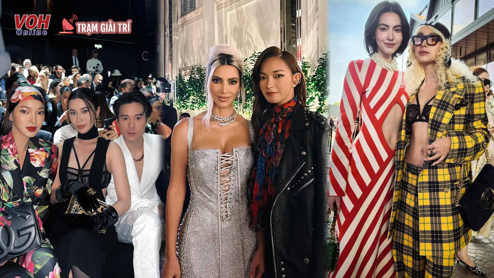 Châu Bùi thần thái ngút ngàn bên cạnh các siêu sao quốc tế tại fashion week 2022