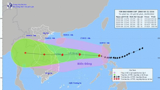 Tin bão mới nhất hôm nay: Bão Noru vào Biển Đông, gió mạnh cấp 12