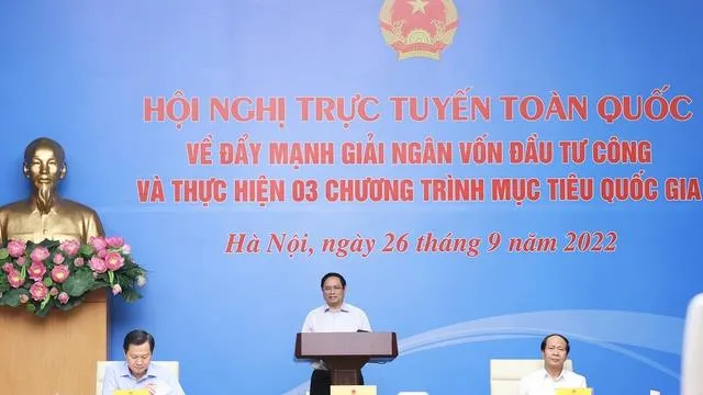 Thủ tướng: Phải hành động quyết liệt, tích cực, có hiệu quả để thúc đẩy giải ngân đầu tư công