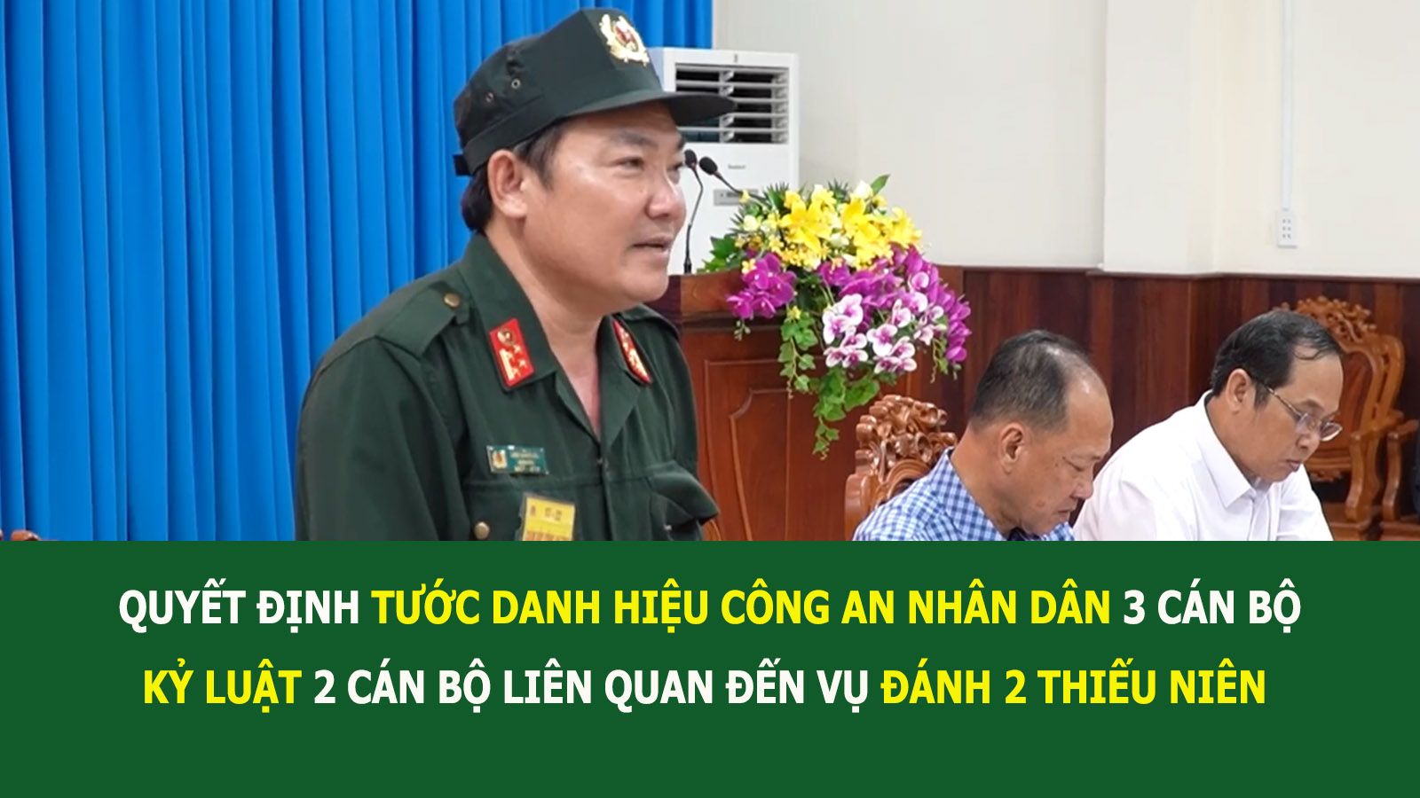 Tin nhanh chiều 30/9: Tước danh hiệu Công an nhân dân 3 cán bộ công an đánh 2 thiếu niên