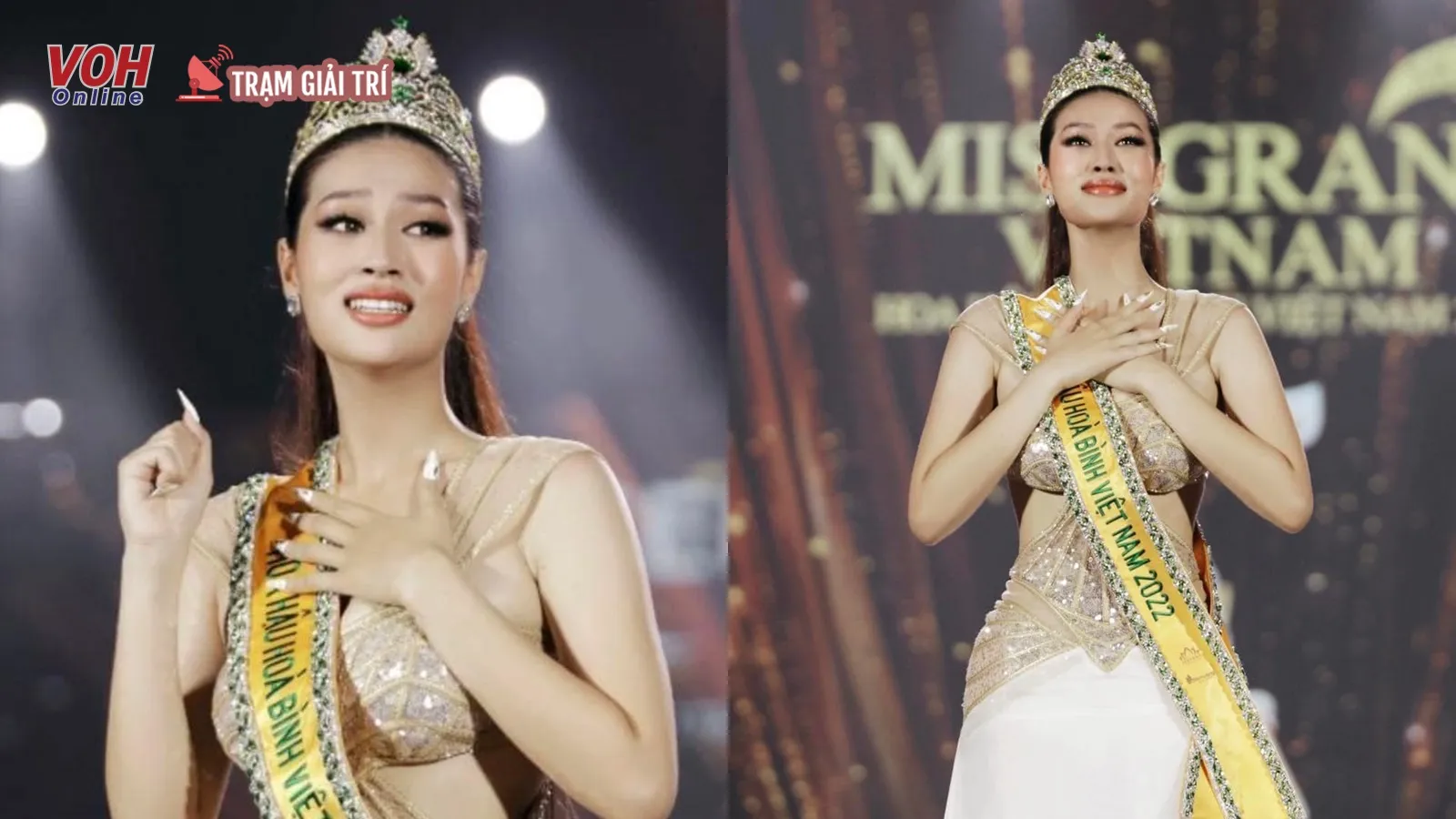 Đoàn Thiên Ân đăng quang Miss Grand Vietnam - Hoa hậu Hòa bình Việt Nam 2022