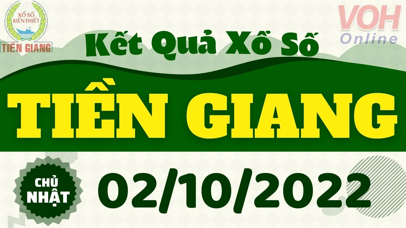XSTG 2/10, xổ số Tiền Giang hôm nay 2/10/2022 - KQXSTG ngày 2/10