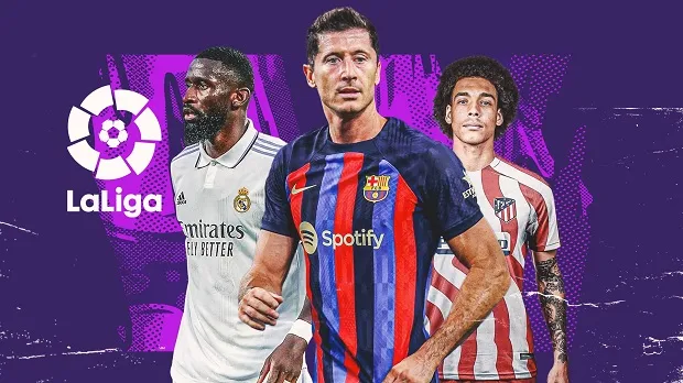 BXH La Liga 2022/23 sau vòng 7: Barca chiếm ngôi đầu Real