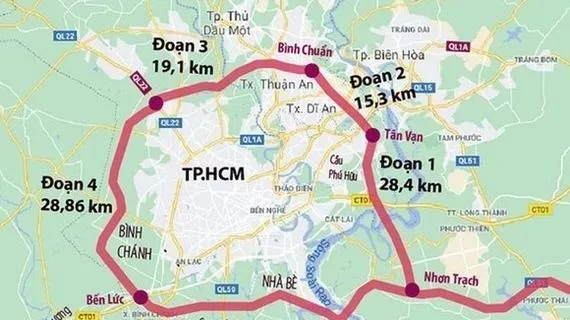 TPHCM phê duyệt ranh giải phóng mặt bằng Dự án đường Vành đai 3