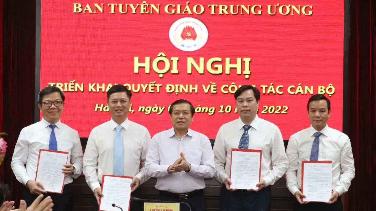 Bổ nhiệm ông Tống Văn Thanh làm Vụ trưởng Vụ Báo chí - Xuất bản