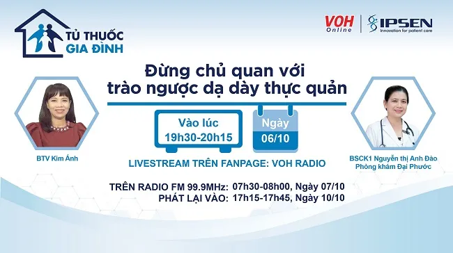 [Livestream] Đừng chủ quan với trào ngược dạ dày thực quản