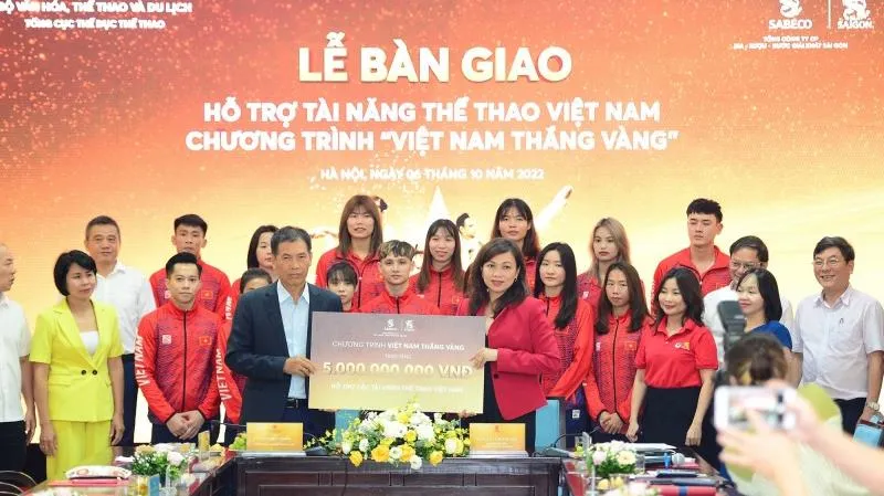 Thể thao Việt Nam: Thể thao Việt Nam được tài trợ 5 tỷ đồng