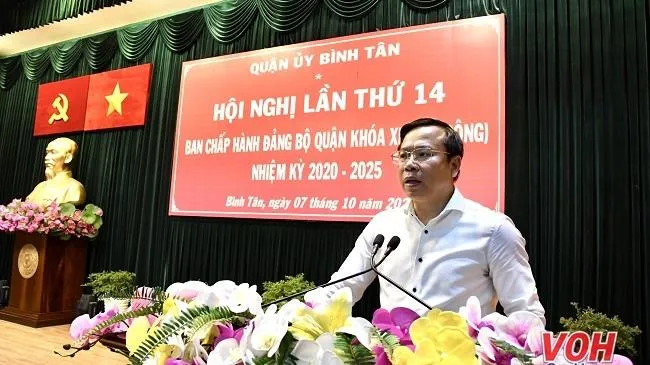 Hội nghị lần thứ 14 BCH Đảng bộ Quận Bình Tân khoá XII (mở rộng)