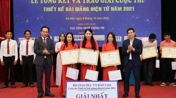 Hơn 2.000 bài giảng dự thi thiết kế bài giảng điện tử năm 2021