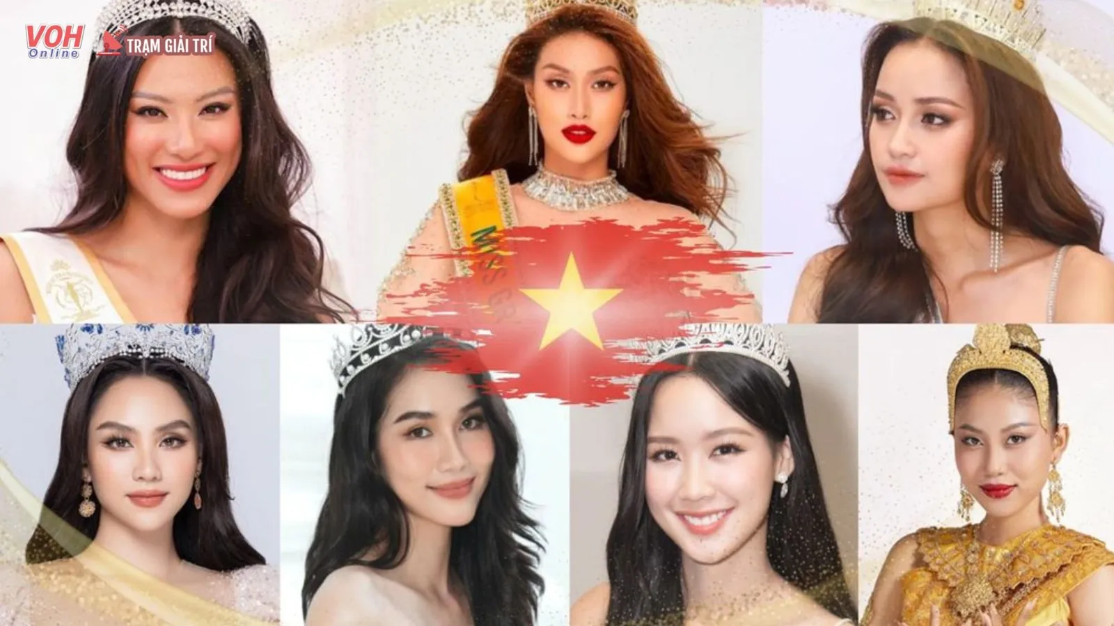 7 người đẹp đại diện Việt Nam tham gia cuộc thi nhan sắc quốc tế năm 2022