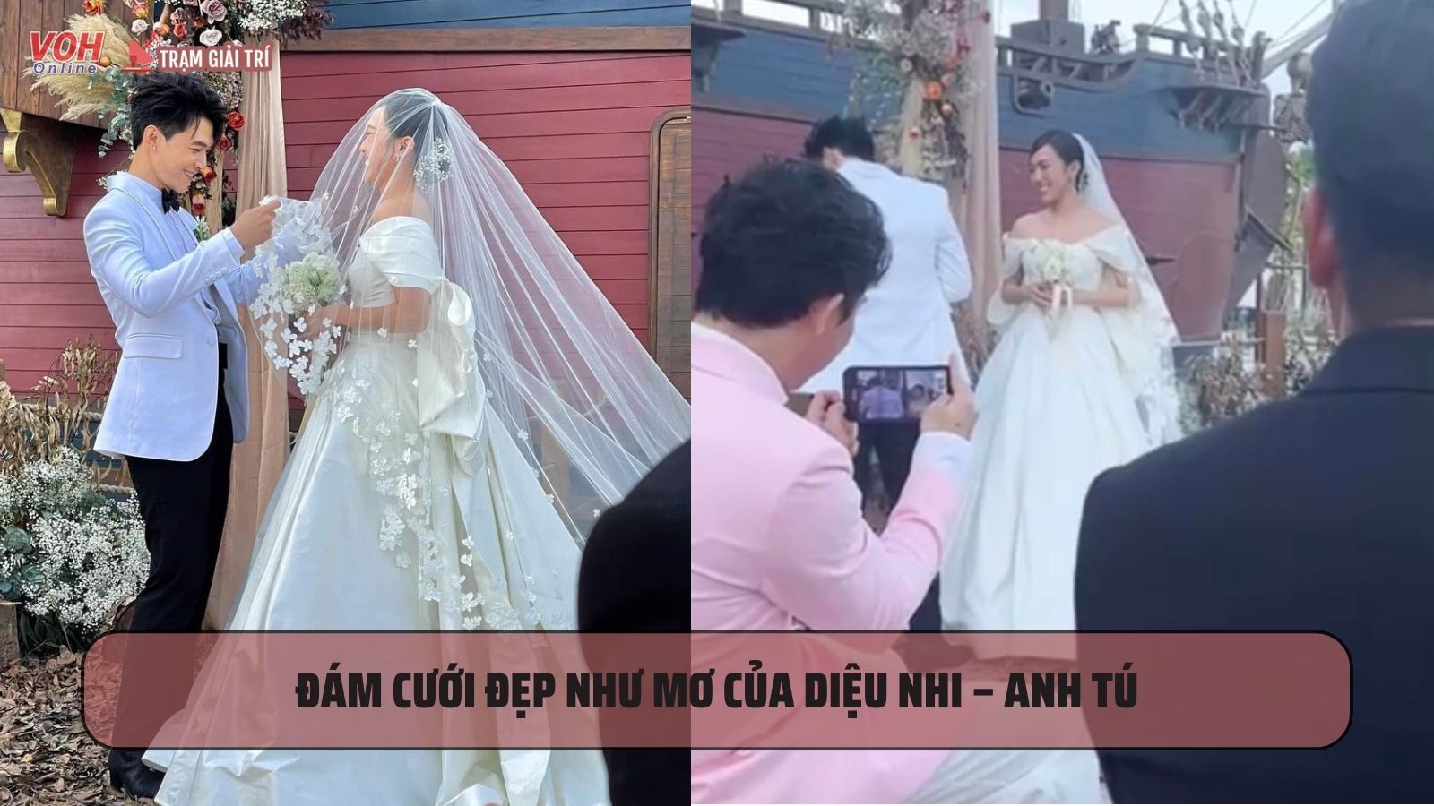 Đám cưới đẹp như mơ của Diệu Nhi – Anh Tú