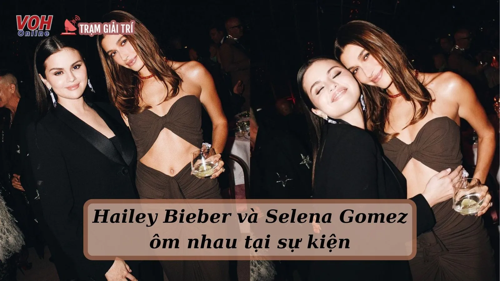 Selena Gomez chụp ảnh thân thiết cùng vợ Justin Bieber