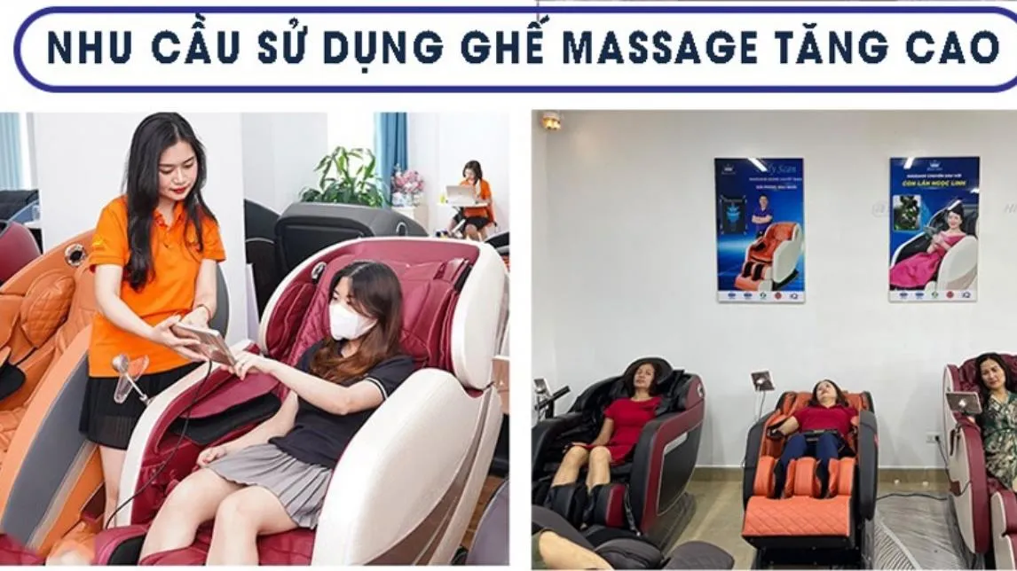 Bùng nổ doanh thu với nhượng quyền thương hiệu ghế massage Queen Crown