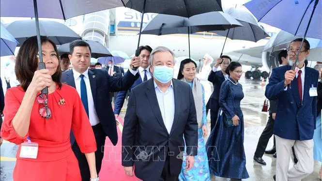 Tổng thư ký Liên Hợp Quốc Antonio Guterres bắt đầu thăm chính thức Việt Nam